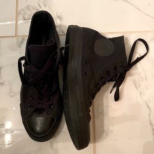 Black High Top Converse